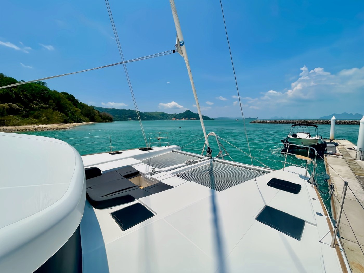 James Bond Island yacht trip moment