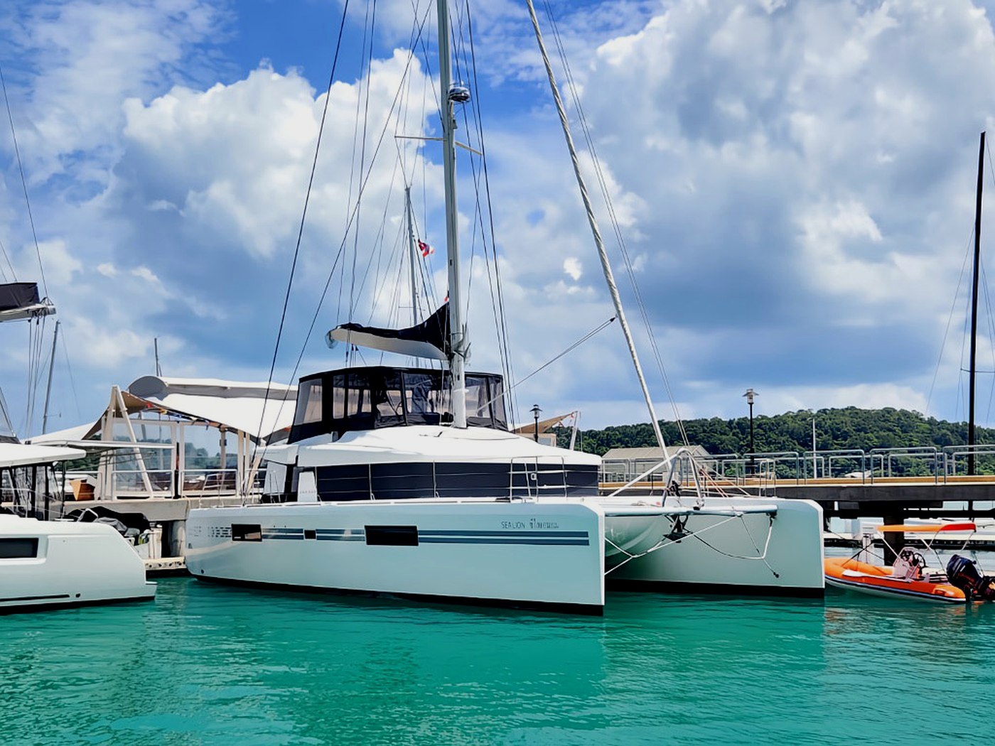 Racha Yai yacht trip moment