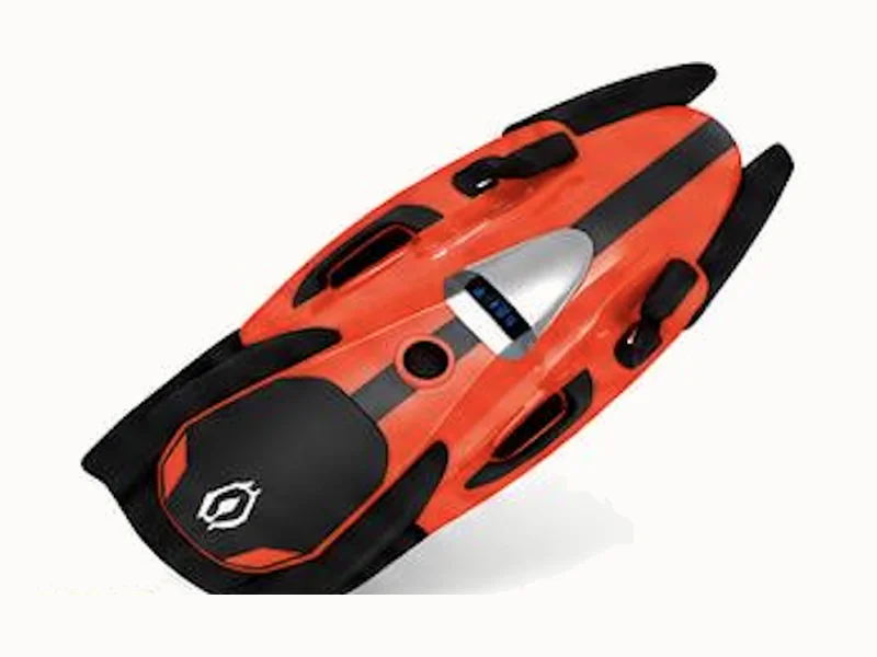 Orange and black iAQUA PRO underwater scooter